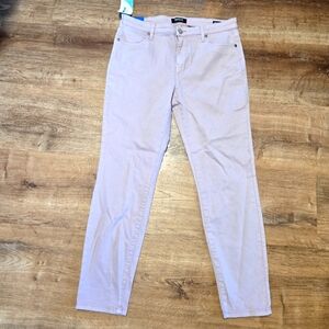 Buffalo David Bitton Womens Jeans Light Pink Avalon Soft Stretch Skinny Ankle 10